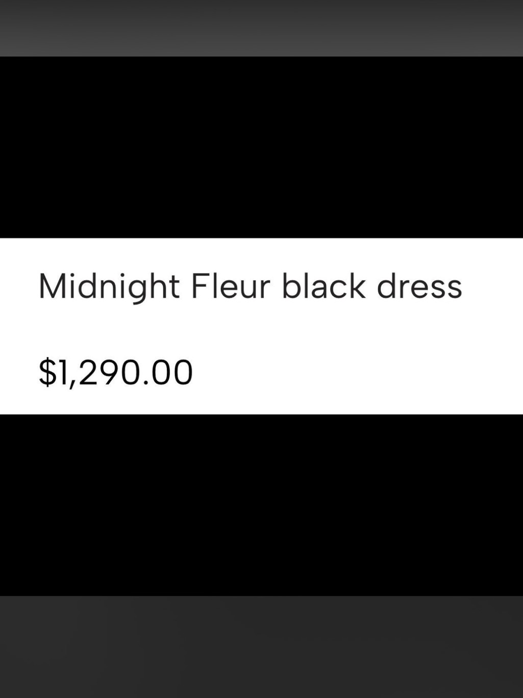 Albina Dyla Black Gown — image 3 of 4